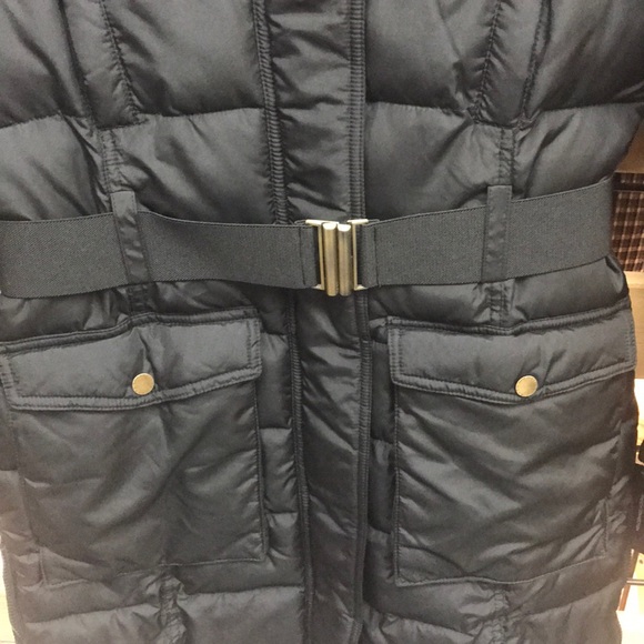 NWT,French Connection,Faux Fur Hoodie Puffer Jacket - Picture 11 of 16